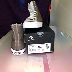 New Unisex Gray Converse